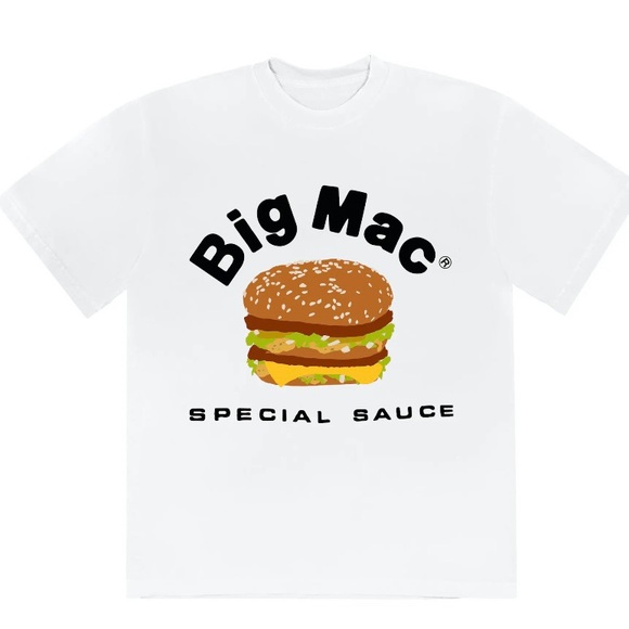 Cactus Plant Flea Market x McDonald's Team Big Mac T-shirt XL New
